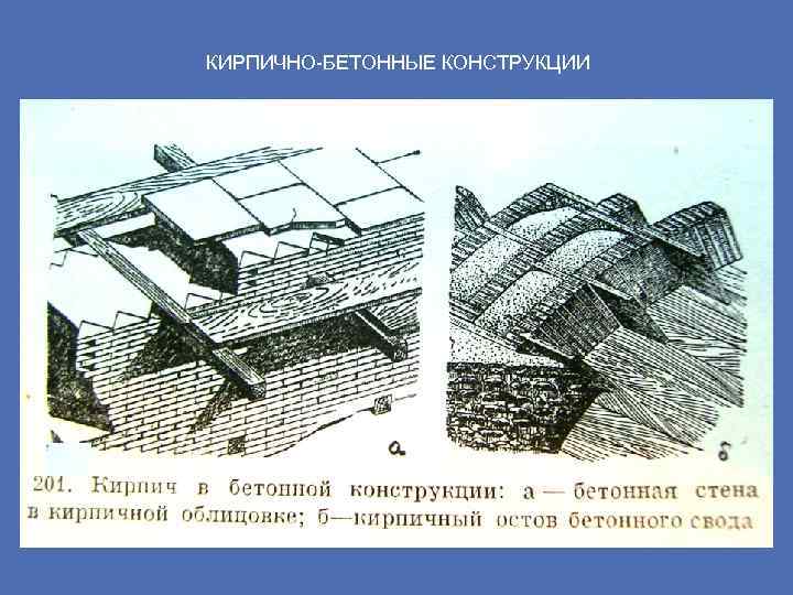 КИРПИЧНО-БЕТОННЫЕ КОНСТРУКЦИИ 