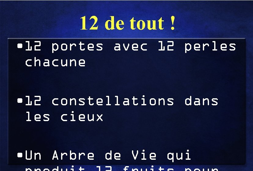 12 de tout ! • 12 portes avec 12 perles chacune • 12 constellations