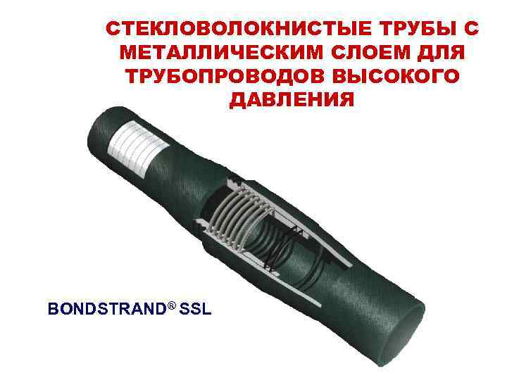 СТЕКЛОВОЛОКНИСТЫЕ ТРУБЫ С МЕТАЛЛИЧЕСКИМ СЛОЕМ ДЛЯ ТРУБОПРОВОДОВ ВЫСОКОГО ДАВЛЕНИЯ BONDSTRAND® SSL 