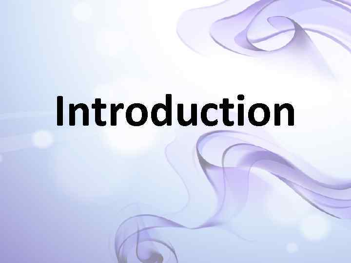 Introduction 