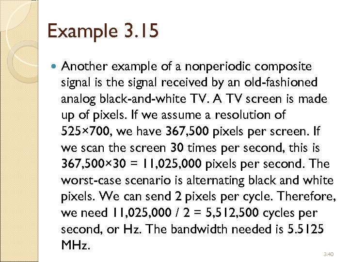 Example 3. 15 Another example of a nonperiodic composite signal is the signal received