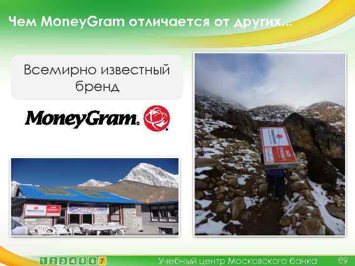Чем Money. Gram отличается от других. . . Всемирно известный бренд 1 2 3
