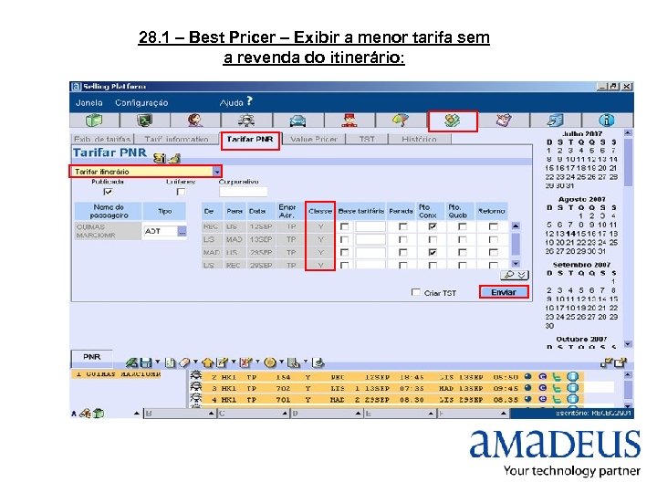 28. 1 – Best Pricer – Exibir a menor tarifa sem a revenda do