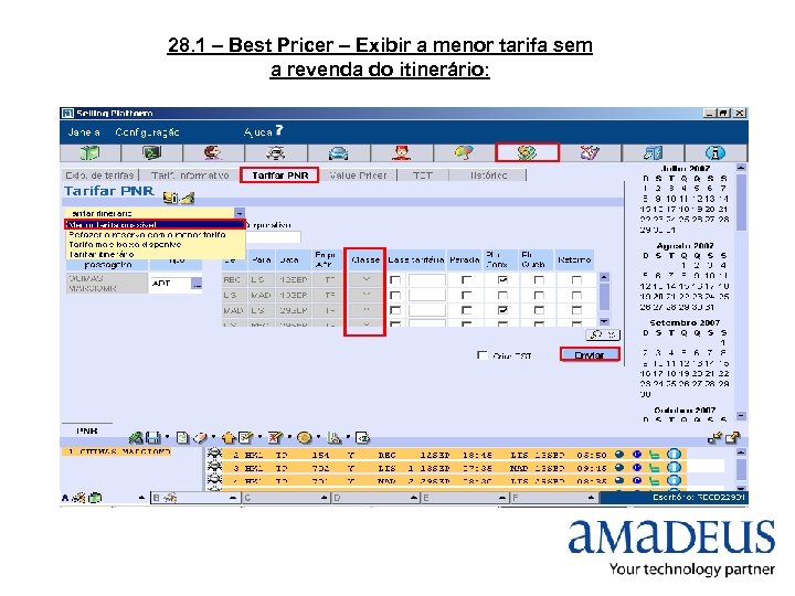 28. 1 – Best Pricer – Exibir a menor tarifa sem a revenda do