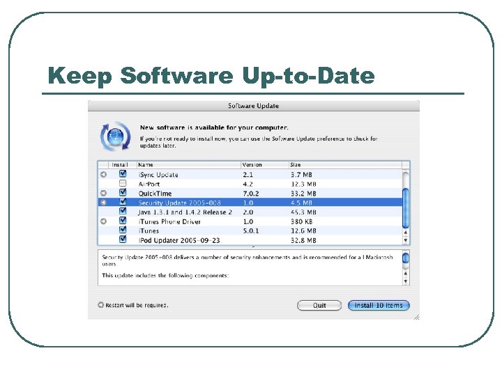 Keep Software Up-to-Date 