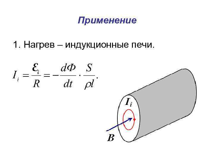 Применение 1. Нагрев – индукционные печи. 