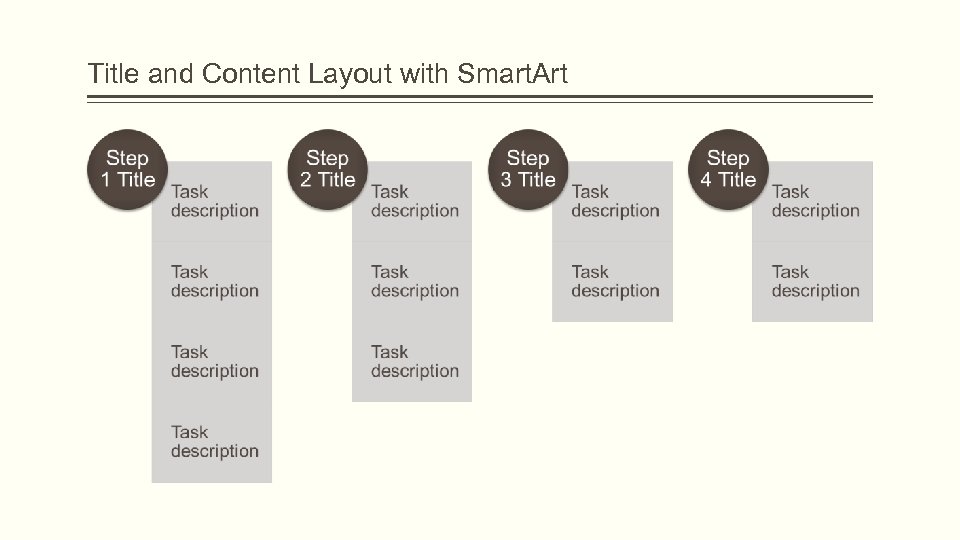 Title and Content Layout with Smart. Art 