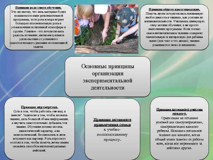 Принцип радостного обучения. Это не значит, что весь материал будет подаваться в виде развлекательной