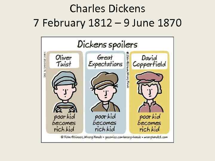 Charles Dickens 7 February 1812 – 9 June 1870 