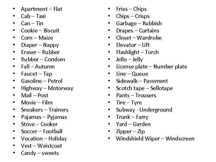  • • • • • • Apartment – Flat Cab – Taxi Can