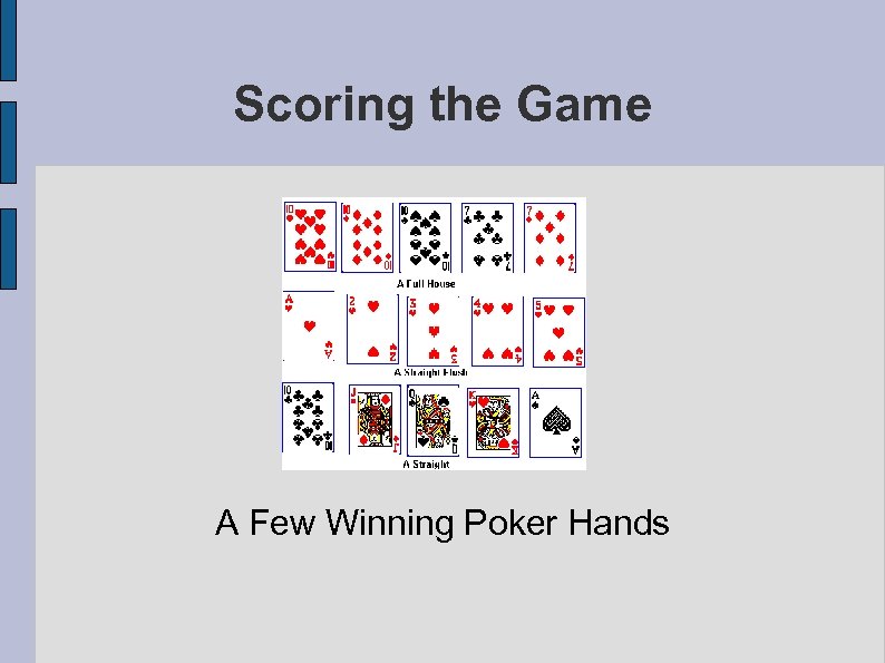 Ranking Poker Hands Java