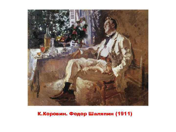 К. Коровин. Федор Шаляпин (1911) 