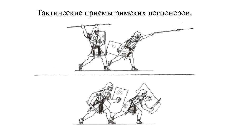 Тактические приемы римских легионеров. 