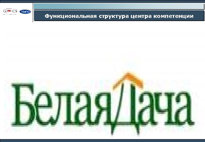 Функциональная структура центра компетенции 