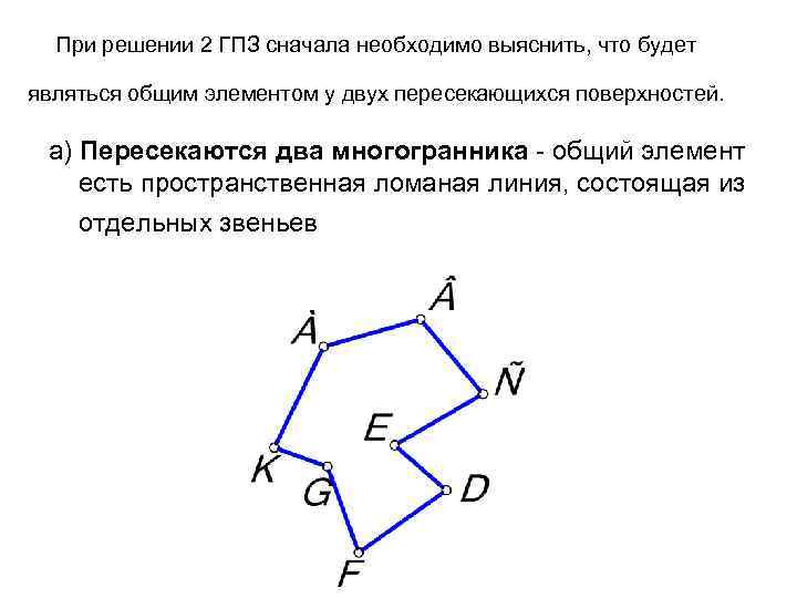 При решении 2 ГПЗ сначала необходимо выяснить, что будет являться общим элементом у двух