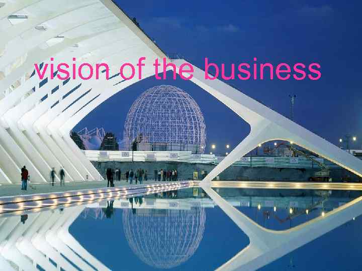 vision of the business 