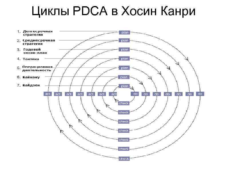 Циклы PDCA в Хосин Канри 
