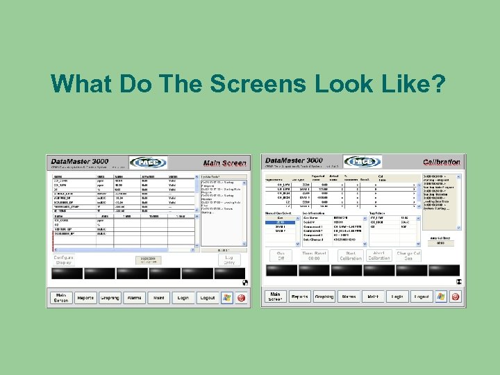 What Do The Screens Look Like? 