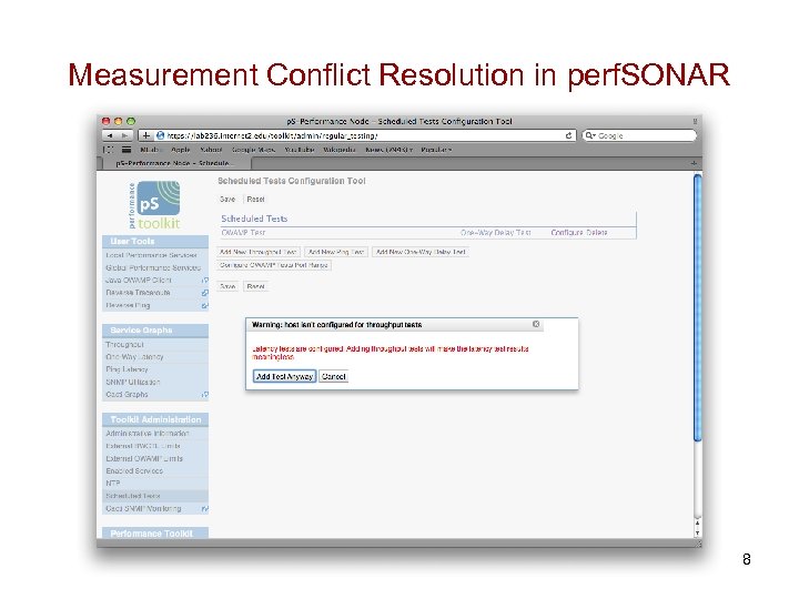 Measurement Conflict Resolution in perf. SONAR 8 