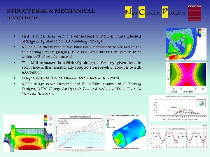 STRUCTURAL & MECHANICAL EW DESIGN TOOLS • • • FEA is undertaken with a