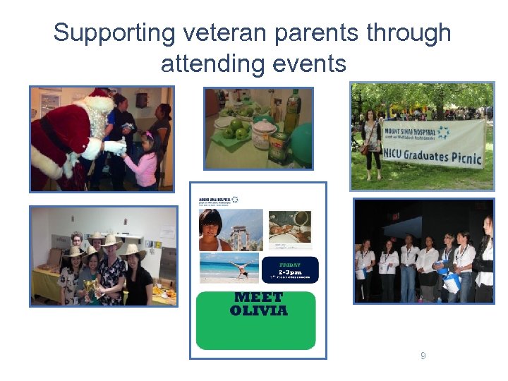 Supporting veteran parents through attending events 9 