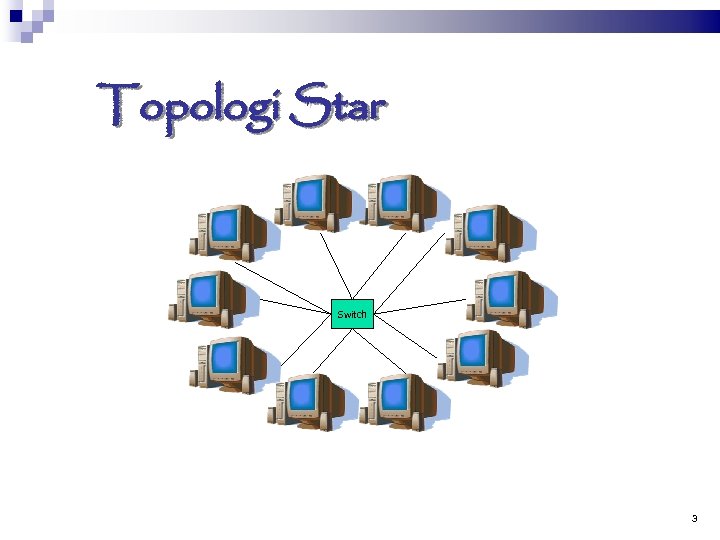 Topologi Star Switch 3 