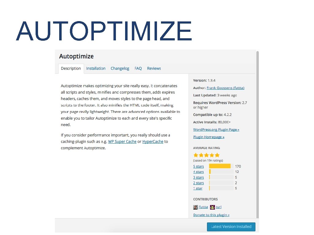 AUTOPTIMIZE 