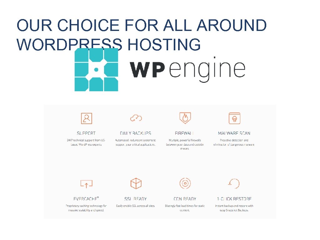 OUR CHOICE FOR ALL AROUND WORDPRESS HOSTING 