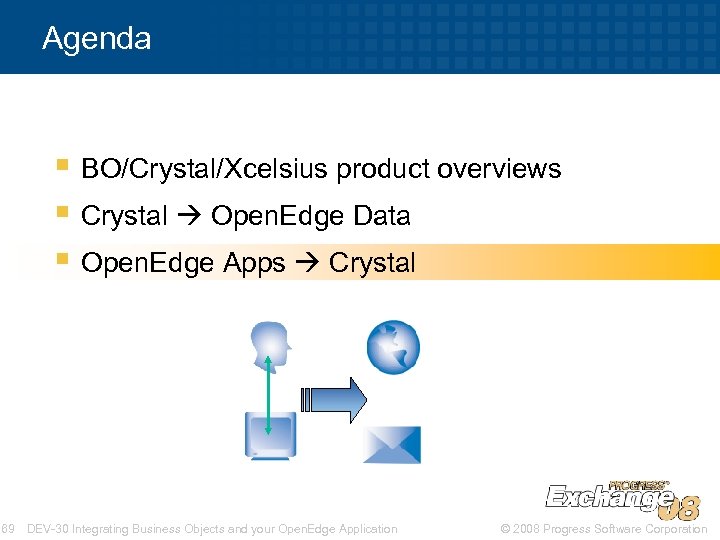 Agenda § BO/Crystal/Xcelsius product overviews § Crystal Open. Edge Data § Open. Edge Apps