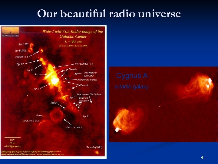 Our beautiful radio universe Cygnus A a radio galaxy 41 