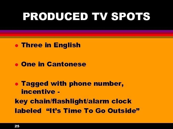 PRODUCED TV SPOTS l Three in English l One in Cantonese Tagged with phone