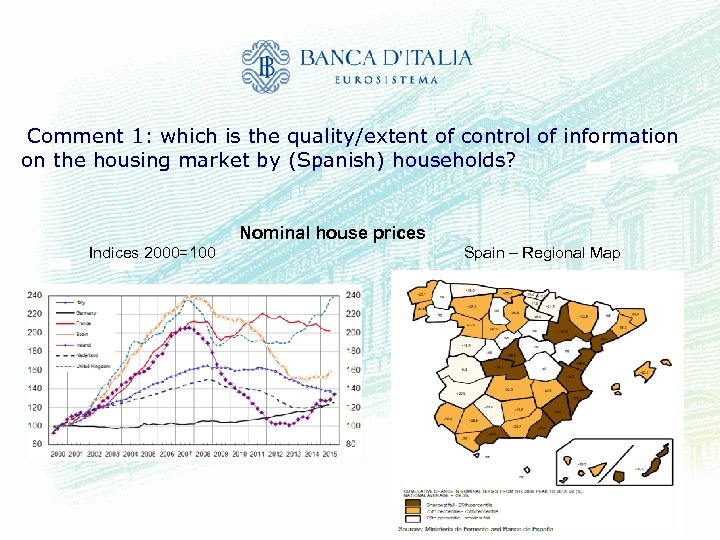 Comment 1: which is the quality/extent of control of information on the housing market