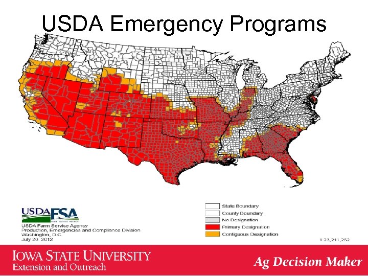 USDA Emergency Programs 