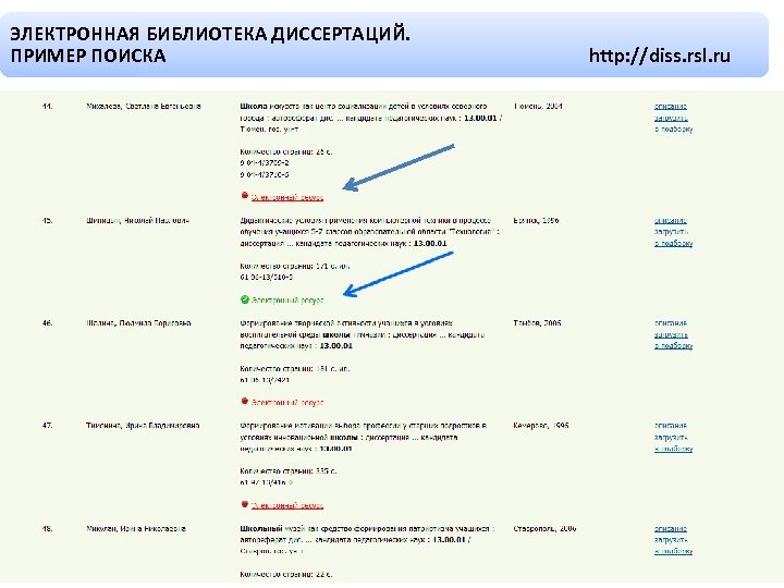 Российские электронные ресурсы сайт