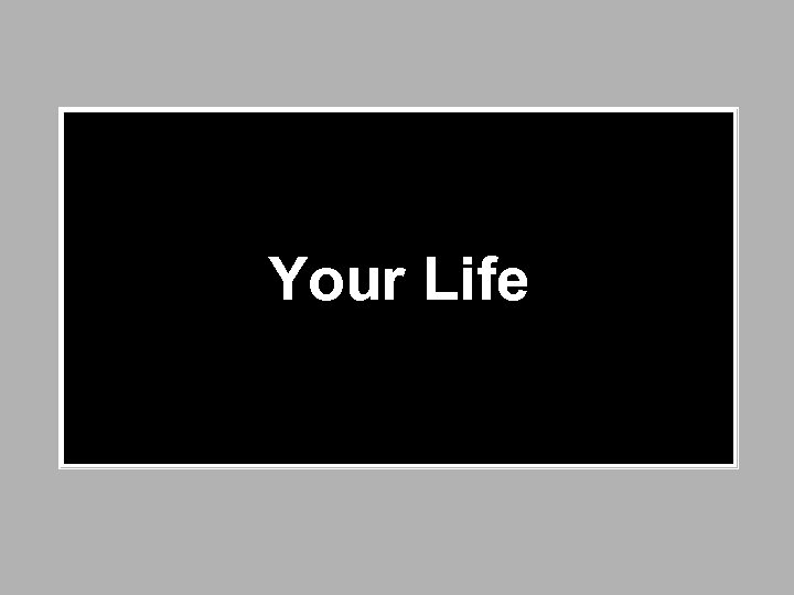 Your Life 