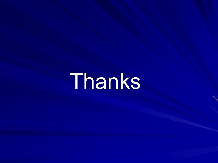 Thanks 