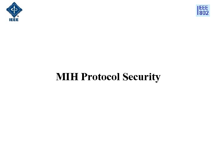 MIH Protocol Security 