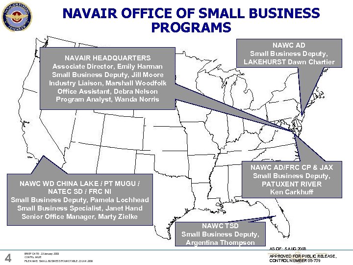 NAVAIR OFFICE OF SMALL BUSINESS PROGRAMS NAVAIR HEADQUARTERS Associate Director, Emily Harman Small Business