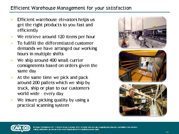 Efficient Warehouse Management for your satisfaction • Efficient warehouse elevators helps us get the