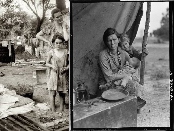 Фотографии времен великой депрессии