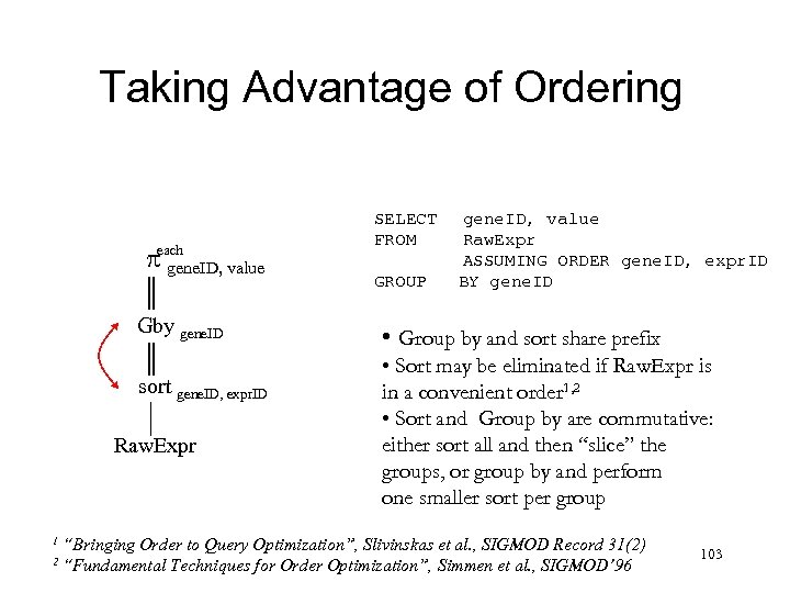 Taking Advantage of Ordering each gene. ID, value Gby gene. ID sort gene. ID,