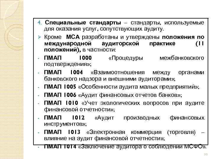 Международная практика аудита