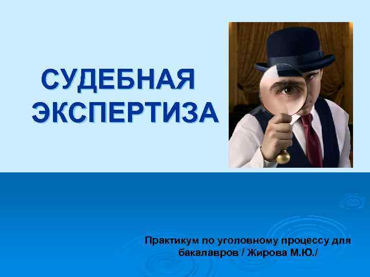 СУДЕБНАЯ ЭКСПЕРТИЗА Практикум по уголовному процессу для бакалавров / Жирова М. Ю. / 