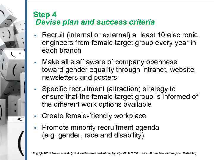 Step 4 Devise plan and success criteria § Recruit (internal or external) at least