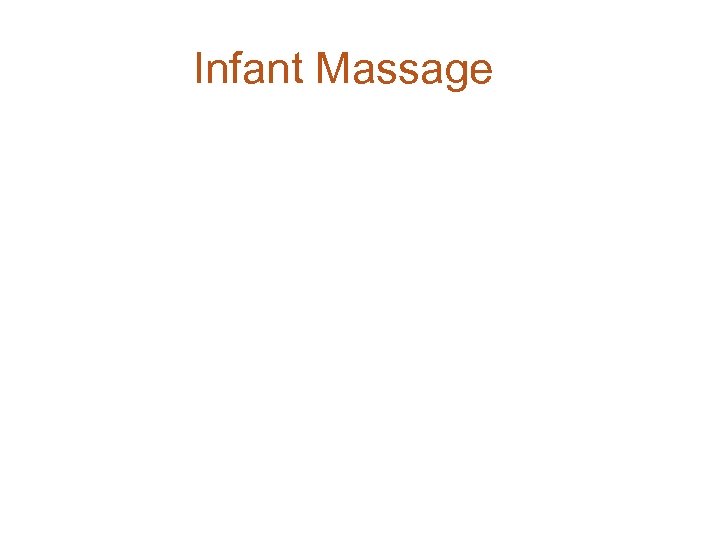 Infant Massage 