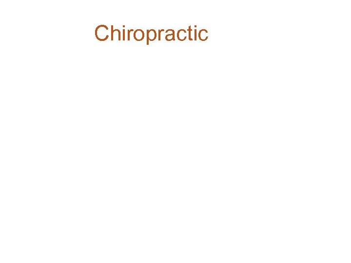 Chiropractic 