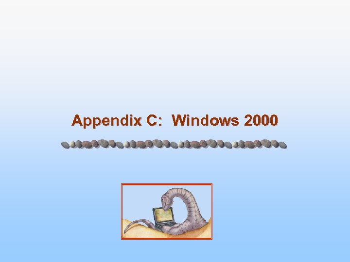 Appendix C: Windows 2000 