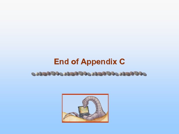 End of Appendix C 