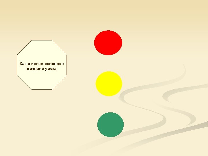 Как я понял основное правило урока 