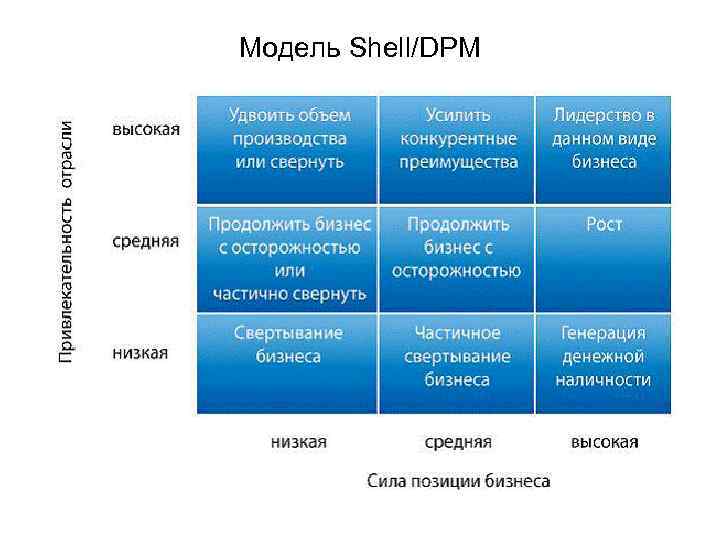 Модель Shell/DPM 